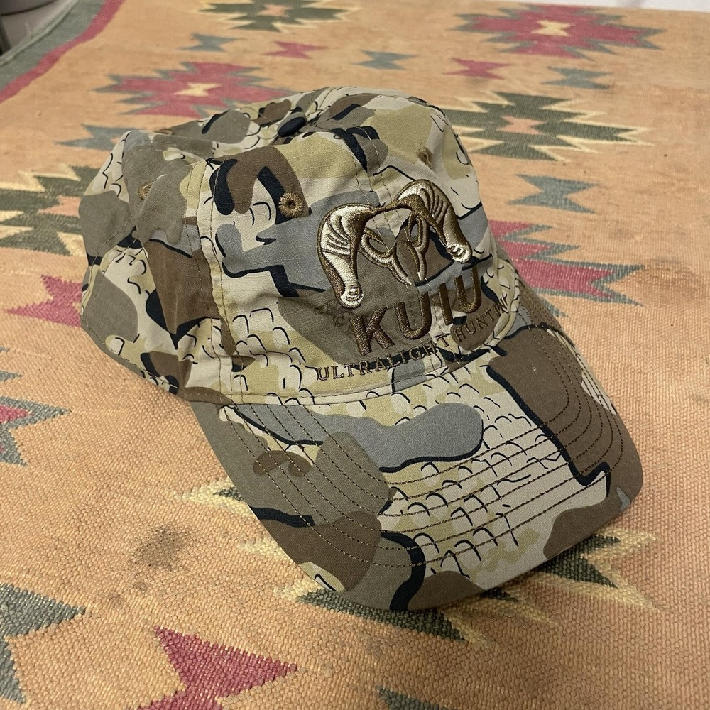 KUIU Hat Baseball Cap Mens One Size Camo Adjustable Ultralight Hunting Outdoor